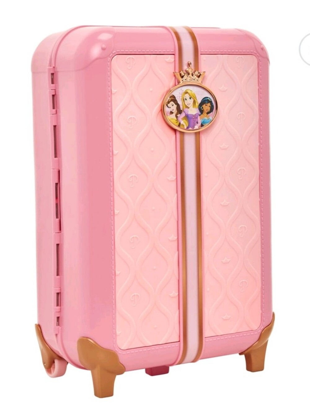 Disney Princess Girl Rolling Suitcase Pink Carry On Travel Luggage Toddler Kids